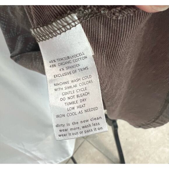 Toad & Co Brown and Blue V-Neck Sleeveless MIDI Wrap Dress Size Medium - Picture 7 of 9